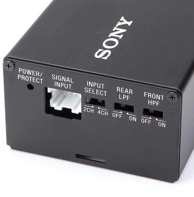 Alt view image 4 of 5 - XMS400D 4 Channel Micro Amplifier (Black)