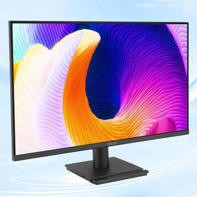 Alt view image 2 of 7 - 27" FHD IPS Gaming Monitor, 120Hz, 1ms MPRT, Adaptive-Sync, 99% sRGB, Eye Care, Frameless, HDMI, VGA, Low Blue Light, Flicker Free, Wall Mountable, Tilt Adjustment, for Business and Gaming, Black