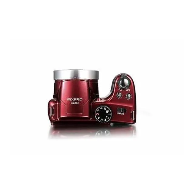 Alt view image 4 of 7 - PIXPRO AZ255 Astro Zoom 16MP Digital Camera (Red) Bundle | 32GB UHS-I SDXC Memory Card, Rapid AA AAA Battery Charger with 4 AA 2700 Mah Rechargeable, (4 items)