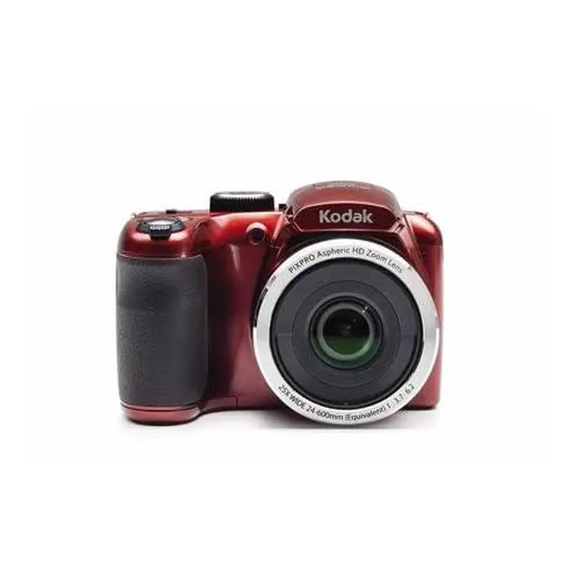 Alt view image 7 of 7 - PIXPRO AZ255 Astro Zoom 16MP Digital Camera (Red) Bundle | 32GB UHS-I SDXC Memory Card, Rapid AA AAA Battery Charger with 4 AA 2700 Mah Rechargeable, (4 items)