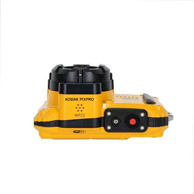 Alt view image 4 of 6 - PIXPRO WPZ2 Rugged Waterproof Shockproof Dustproof WiFi Digital Vlogging Camera 16MP (Yellow) Bundle with 64GB Memory Card + Vlogger Tripod + Bag + Cleaning Kit + More Accessories