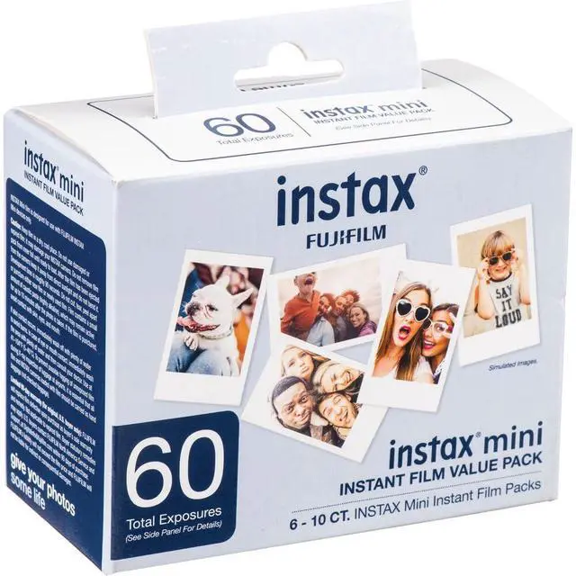 Alt view image 2 of 7 - INSTAX MINI Instant Film (2 Value Packs, 120 Exposures) and 108 Pocket Mini Instax Photo Album