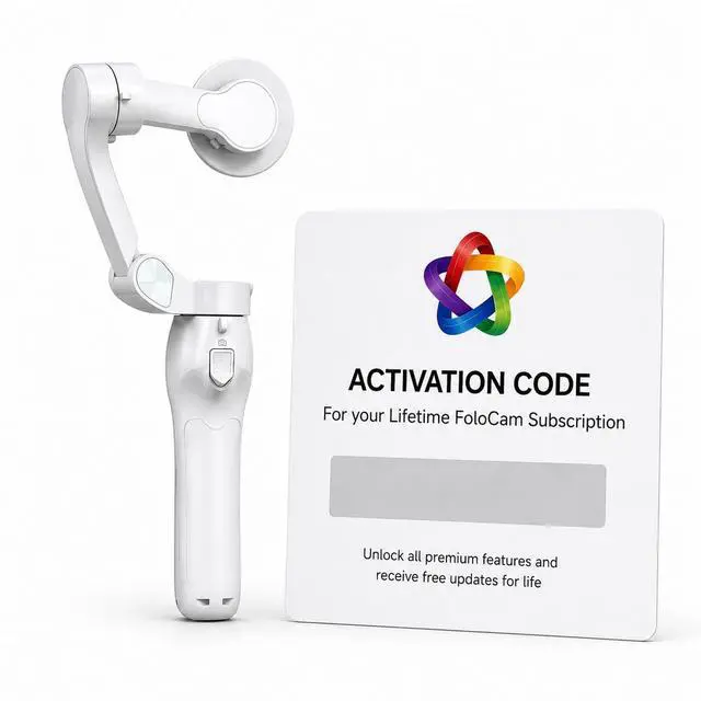 Main image of FoloCam Kit AI Sports Camera Auto Ball Tracking Camera for iPhone, 3-Axis Stabilized Gimbal, 4K Soccer & Basketball Recording, Live Streaming, Subscription