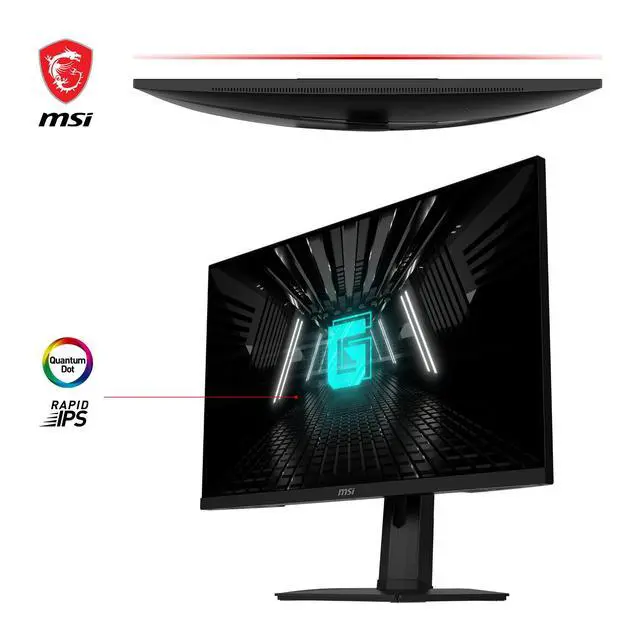 Alt view image 2 of 6 - G274QPF-QD, 27" Gaming Monitor, 2560 x 1440(QHD), IPS, 170Hz, FreeSync Premium, HDR400, HDMI, Displayport, USB C, Tilt