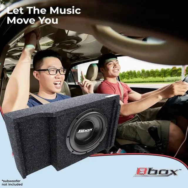 Alt view image 6 of 6 - Bbox Single Sealed 10 Inch Subwoofer Enclosure - Accu-Tuned Sealed Subwoofer Boxes - Subwoofer Box Improves Audio Quality, Sound & Bass - Fits 1999-2007 Chevrolet/GMC Silverado/Sierra Extended Cab