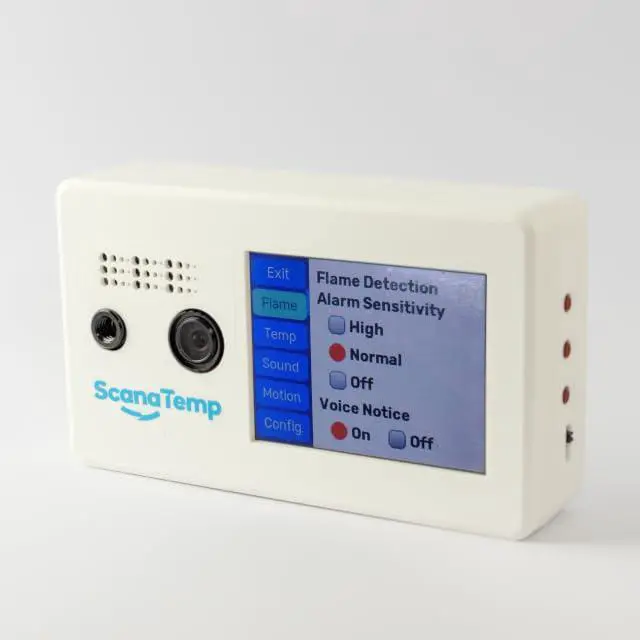 Alt view image 5 of 7 - AI Thermal Flame & Heat Detector for EV Charging, E-Bike Battery, and Garage Safety | Advanced Sound Monitor System Made in USA