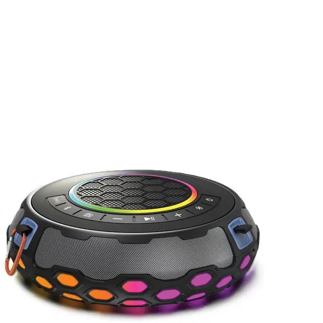 Alt view image 5 of 7 - HydroGroove - Outdoor Portable Bluetooth Party Speaker with Lights