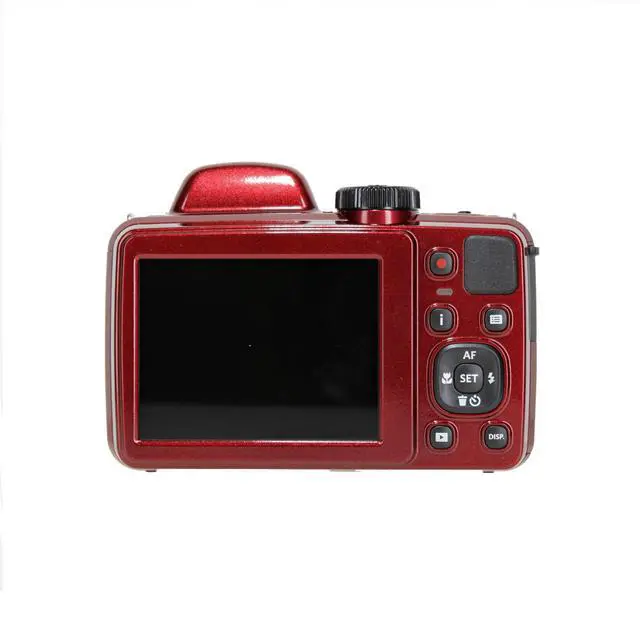 Alt view image 5 of 6 - PIXPRO AZ425 Digital Camera (Red) | 20MP Sensor, 42x Optical Zoom, 24mm Wide-Angle Lens & Optical Image Stabilization | Great for Travel & Everyday Photos (AZ425RD) + 32GB Card + Bag + Cloth