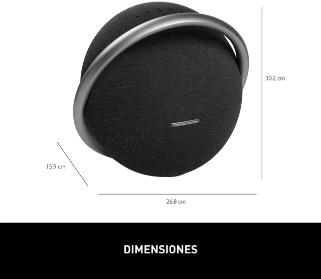 Alt view image 3 of 6 - Onyx Studio 7 Bluetooth Wireless Portable Speaker - 8 Hours Music Play time - Black