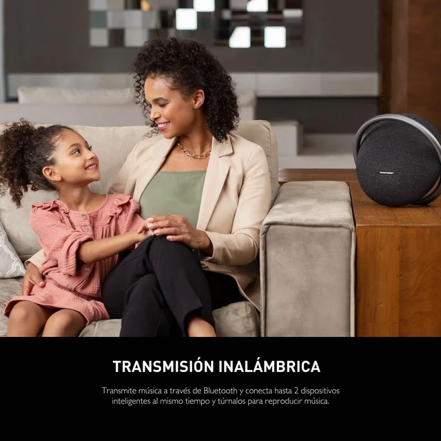 Alt view image 4 of 6 - Onyx Studio 7 Bluetooth Wireless Portable Speaker - 8 Hours Music Play time - Black
