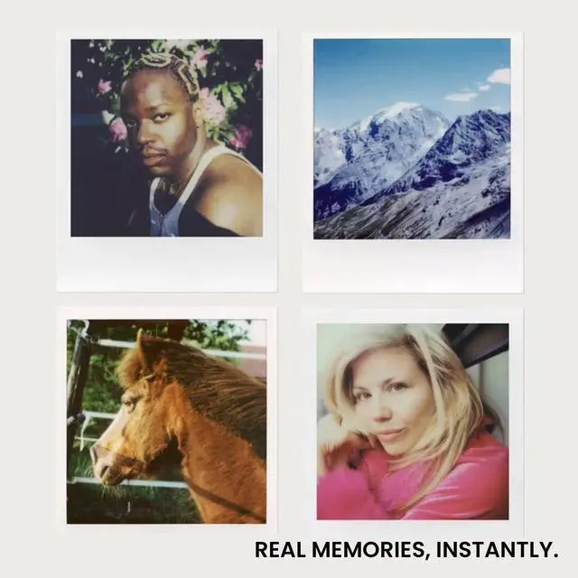 Alt view image 5 of 6 - Flip Instant Camera in White + Film (16 Exposures) Bundle | Camera with Film, Sonar Autofocus, 4-Lens System, Ideal for Travel, Parties & Instant Photography