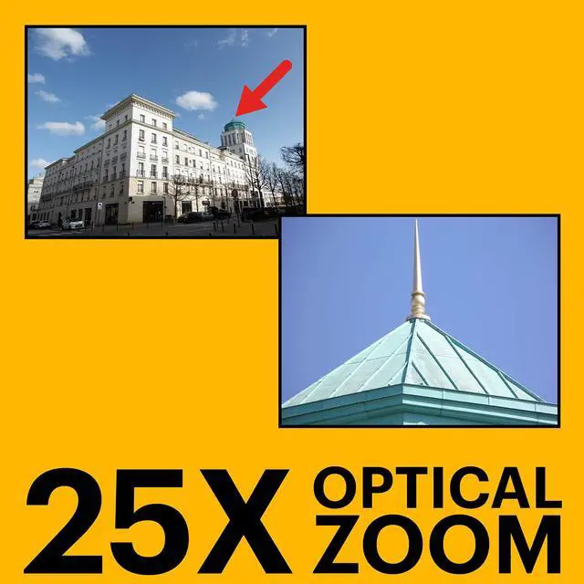 Alt view image 3 of 5 - PIXPRO Astro Zoom AZ252-WH 16MP Digital Camera with 25X Optical Zoom and 3" LCD (White)