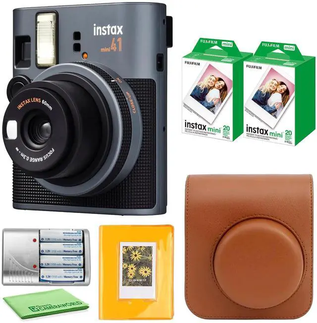 Main image of INSTAX Mini 41 Instant Camera 40-Sheet 40-Sheet Bundle | For Parties, Events & Instant Photos | Includes Photo Album
