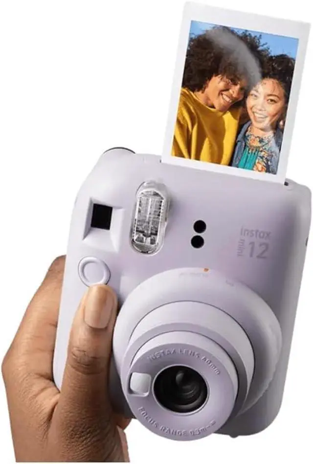 Alt view image 6 of 7 - INSTAX Mini 12 Instant Camera (Purple) 20-Sheet Bundle | For Parties, Events & Instant Photos | Includes Camera Case, Cleaning Cloth