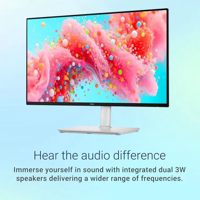 Alt view image 2 of 6 - 27 inch Monitor, LED FHD - 144Hz Refresh Rate 1500:1 Contrast Ratio, AMD FreeSync - VESA, Integrated 2x3W Speaker, Height/Tilt/Pivot/Swivel Adjustability, 2 x HDMI, White
