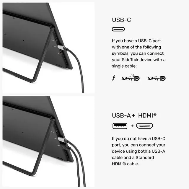 Alt view image 6 of 7 - Solo Book 15.6" Foldable Dual Screen Portable Monitor - FHD Portable Stacked Monitor, External Display for Laptop, Extender with Stacked Dual Monitors for Mac, PC, and Chromebook