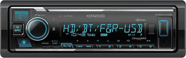 Alt view image 2 of 4 - KMM-X705 Media Receiver with Bluetooth, Alexa Built-in, HD Radio, Front USB, SiriusXM Ready, Spotify, Pandora, for iPhone and Android Phone, Music Mix | Plus SXV300V1 SiriusXM Tuner