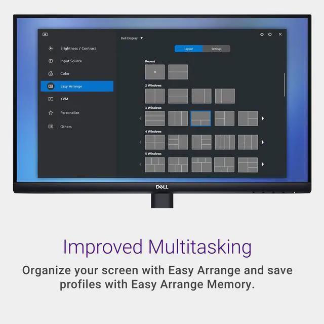 Alt view image 7 of 7 - 24 Monitor E2425HS, FHD, VA Panel, 75Hz, TUV Rheinland 3-Star | 1920x1080, 23.8in, 3000:1 Contrast, 8ms, Anti-Glare, HDMI, DisplayPort, VGA, Height, Swivel, Tilt, Eye Comfort