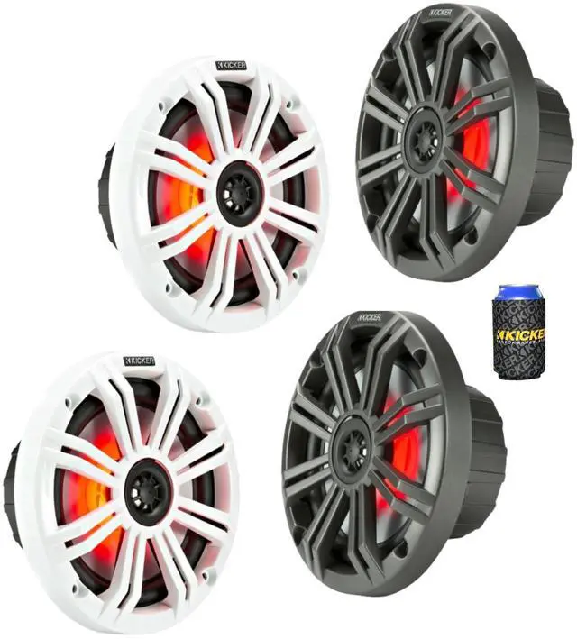 Main image of KM65L (45KM654L) 6.5 inch KM Series for Kicker Marine Coaxial Speakers with a can Cooler