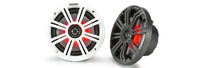 Alt view image 4 of 7 - KM65L (45KM654L) 6.5 inch KM Series for Kicker Marine Coaxial Speakers with a can Cooler