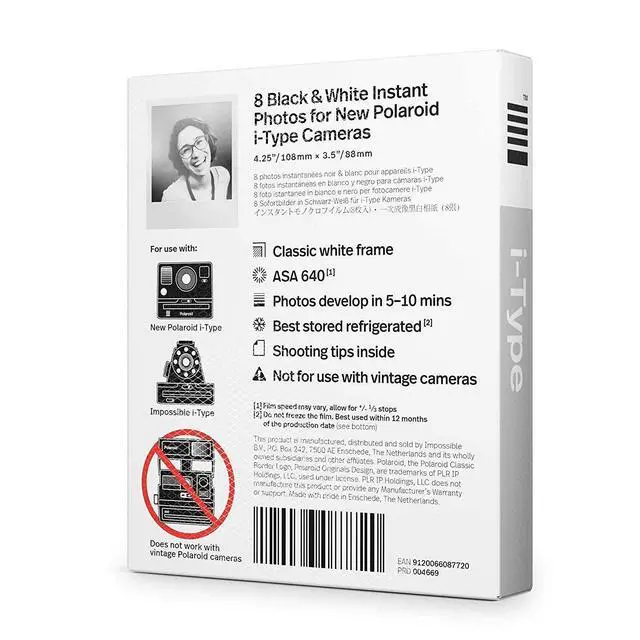 Alt view image 3 of 3 - Originals Standard B&W Instant Film 40 Exposures Bundle | Every camera needs film to go with it