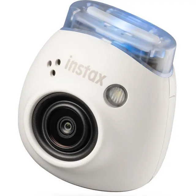 Alt view image 2 of 7 - INSTAX Instant Camera (Milky White) Bundle | For Parties, Events & Instant Photos | Includes 32GB Memory Card, Cleaning Cloth