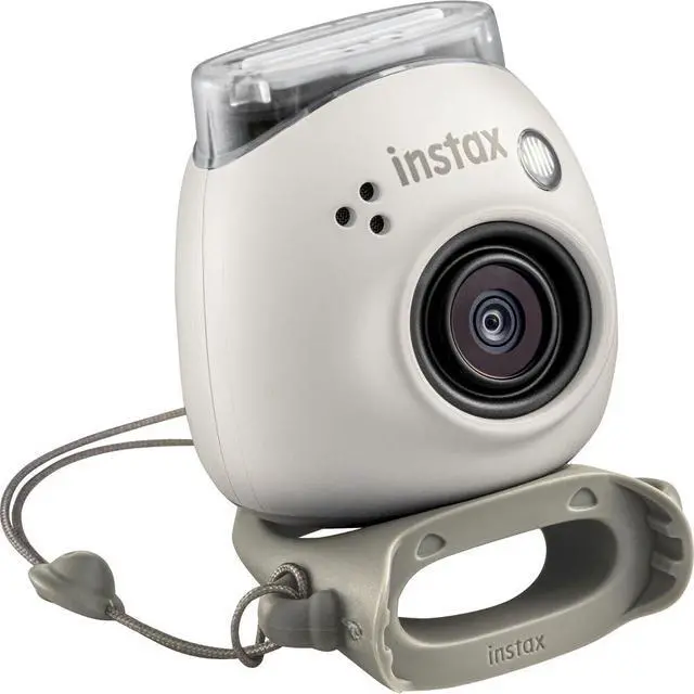 Alt view image 6 of 7 - INSTAX Instant Camera (Milky White) Bundle | For Parties, Events & Instant Photos | Includes 32GB Memory Card, Cleaning Cloth