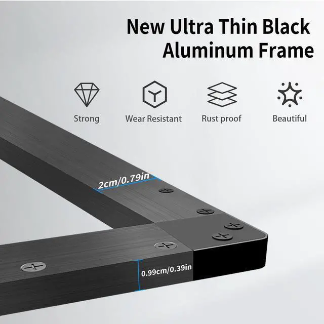 Alt view image 6 of 7 - 40 Inch 20 Points Infrared Touch Frame, Interactive USB Interface IR Touch Screen Overlay Use, Driver Free Intelligent, Suitable for Digital Signage
