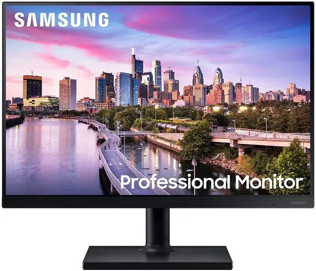 Main image of FT45 Series 24-Inch WUXGA 1920 x 1200 Computer Monitor, 75Hz, IPS Panel, HDMI, DisplayPort, DVI, USB Hub, Built-in Speakers, Height Adjustable Stand, 3 Yr WRNTY (LF24T454GYNXZA),Black