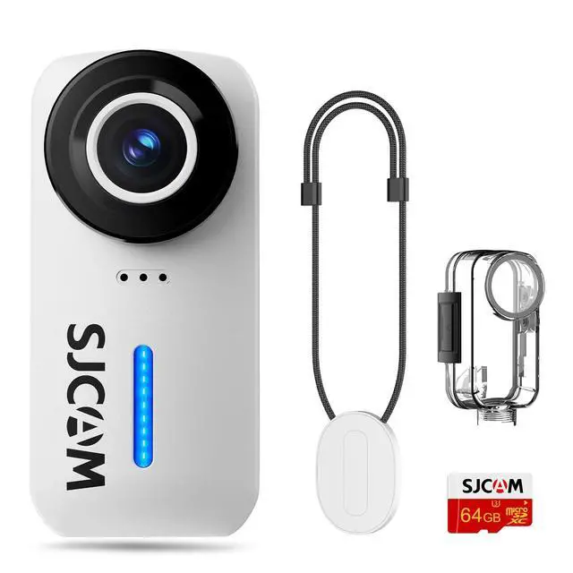 Alt view image 6 of 6 - C110+ 4K30FPS Action Camera Ultra HD with EIS, 170 Degree Wide Angle 98FT Waterproof Camera (White)