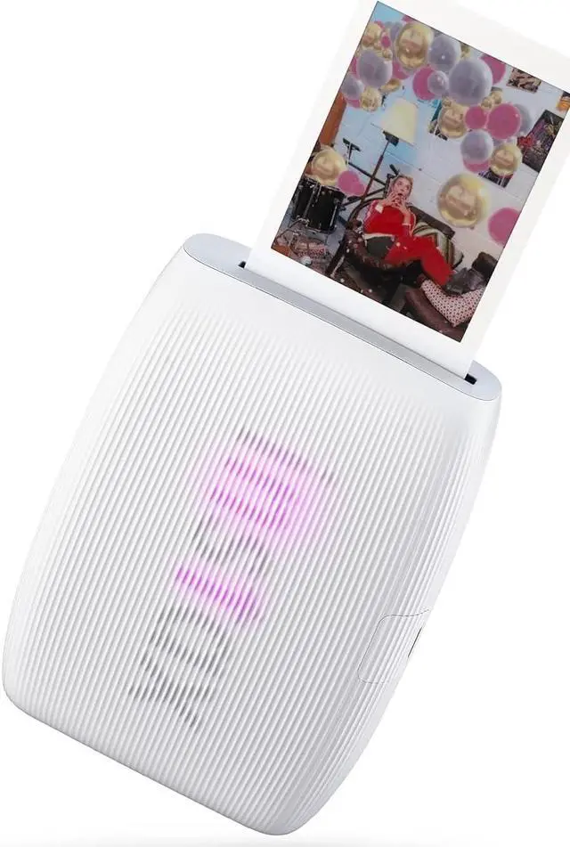 Alt view image 3 of 7 - INSTAX Mini Link 3 Smartphone Printer with INSTAX Mini Instant Film and Sunshine Microfiber Cleaning Cloth... (3 Twin Pack (60 Sheets), Clay White)