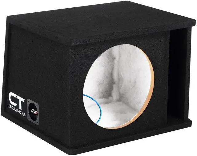 Main image of CT1X12 Single 12 Kerf Port Universal-Fit Car Subwoofer Box