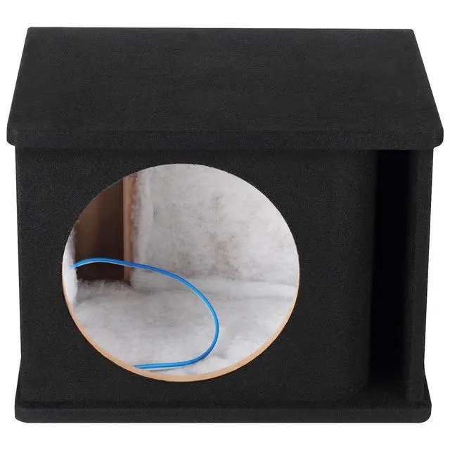 Alt view image 4 of 6 - CT1X12 Single 12 Kerf Port Universal-Fit Car Subwoofer Box