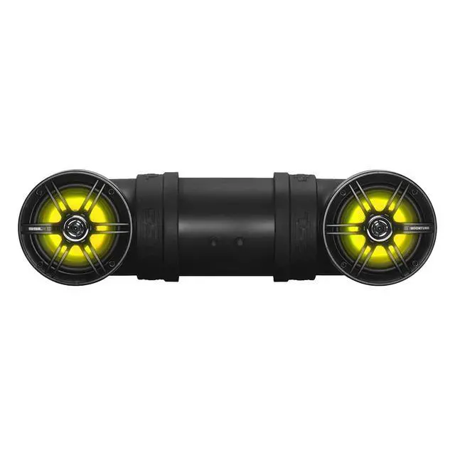 Alt view image 6 of 7 - BTB6L ATV UTV Sound System - 6.5 Inch Speakers, 1 Inch Tweeters, Full Range, IPX5 Weatherproof, Bluetooth, Built-in Amplifier, Multicolor Illumination, Golf Cart Compatible