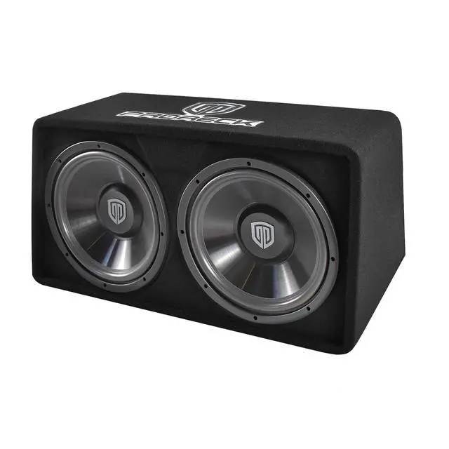 Alt view image 3 of 7 - PR-122M Complete 1500W Dual 12" Car Subwoofer, Includes Loaded Enclosure with Mono Block Amplifier,Wiring Installation Kit