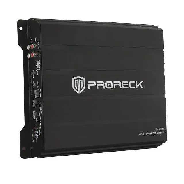 Alt view image 6 of 7 - PR-122M Complete 1500W Dual 12" Car Subwoofer, Includes Loaded Enclosure with Mono Block Amplifier,Wiring Installation Kit