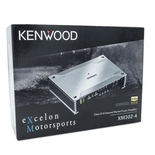 Alt view image 3 of 4 - XM302-4 eXcelon 4-Channel Marine Grade Amplifier for Boats, Cars and ATV's