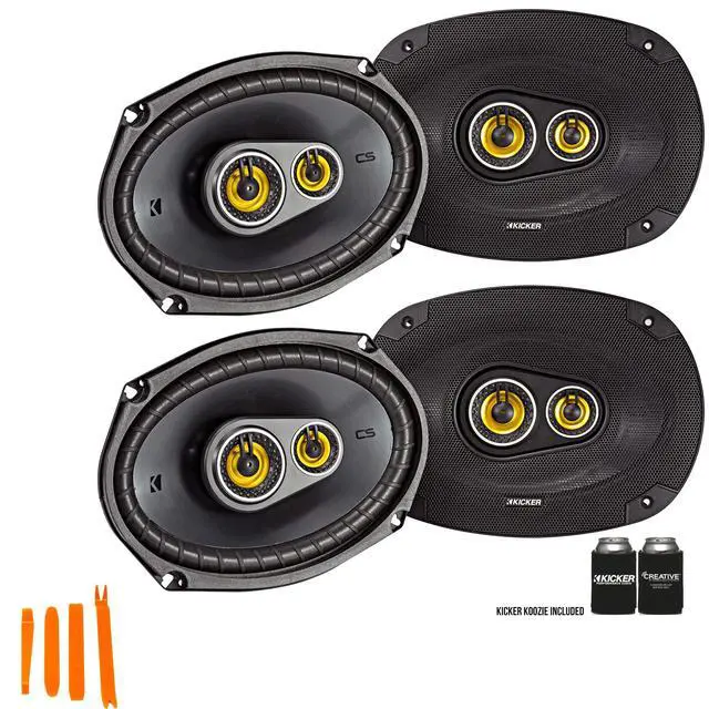 Alt view image 2 of 7 - 46CSC6934 - Two Pairs of CS-Series CSC693 6x9-Inch (160x230mm) 3-Way Speakers, 4-Ohm (2 Pairs)