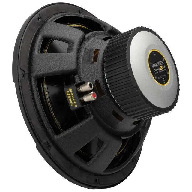 Alt view image 5 of 7 - 50CWCD124 CompC 12" Subwoofer, Dual 4-Ohm | Deep punchy bass on a budget, durable cone build, easy wiring options, great first upgrade, 12 inch size