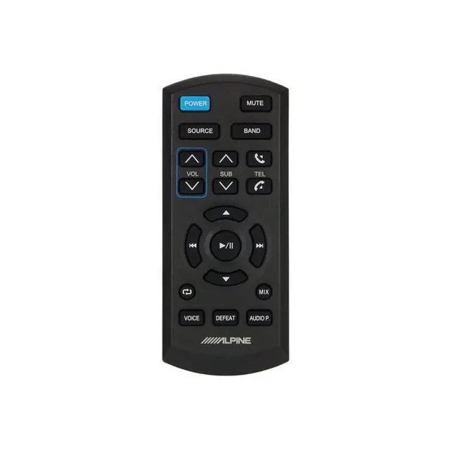 Alt view image 3 of 7 - UTE-73BT Bluetooth Receiver and RUE-4360 Remote Bundle | Single-DIN Bluetooth multimedia receiver bundled with an RUE-4360 remote control