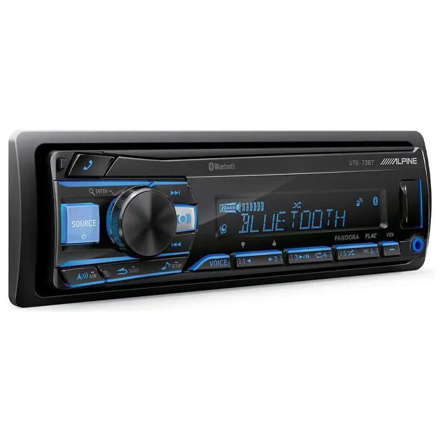 Alt view image 5 of 7 - UTE-73BT Bluetooth Receiver and RUE-4360 Remote Bundle | Single-DIN Bluetooth multimedia receiver bundled with an RUE-4360 remote control