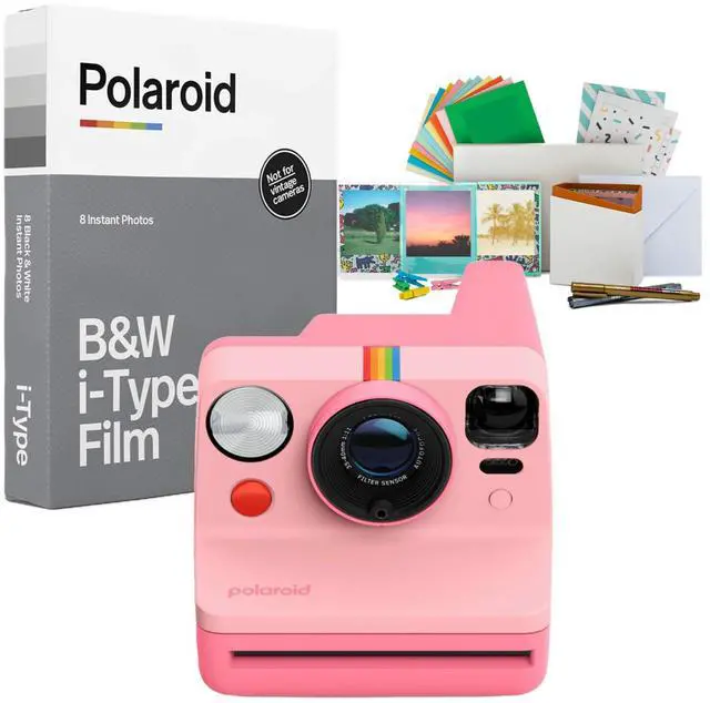 Main image of Now Generation 3 Instant Camera (Pink) Bundle | Included accessories, (3 items)