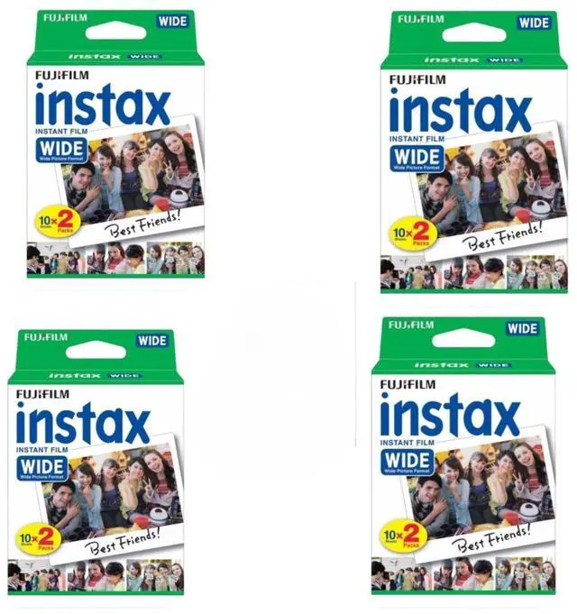 Main image of Instax Wide Instant Film Twin Pack - 4 Wide Pack (80 Sheets)