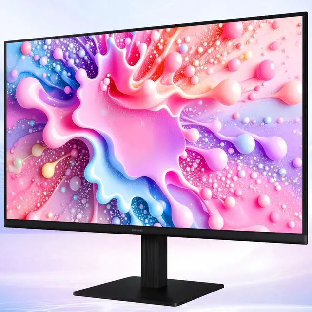 Alt view image 2 of 6 - 27 inch IPS FHD (1920 x 1080) Monitor, S3 Series, 100Hz Refresh Rate, AMD FreeSync, Flicker-Free, Game Mode, Eye Care, HDMI & VGA, Ergonomic Design, VESA Mountable, Tilt Adjustment, Black