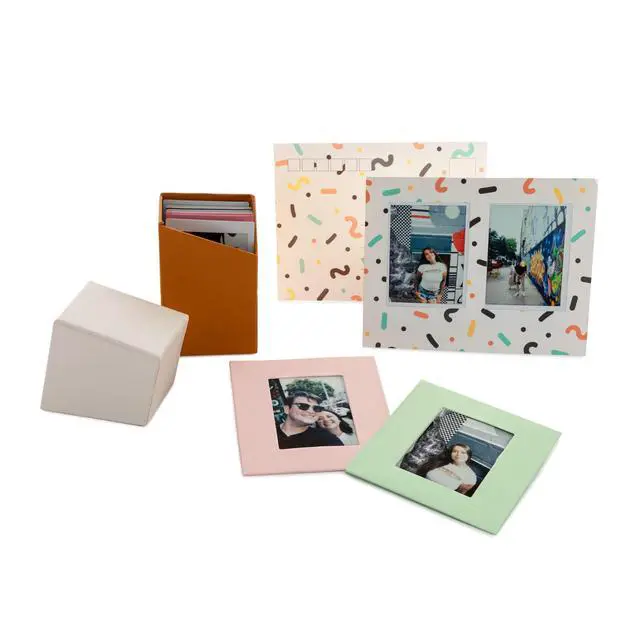 Alt view image 7 of 7 - Instax Mini Link 3 Smartphone Printer Bundle (Clay White) | 20 Exposure Film, Accessories Kit, Mario Case, Portable design, (3 items)