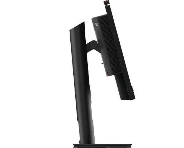 Alt view image 4 of 5 - ThinkVision 22" FHD IPS Conferencing Monitor with 4ms Response Time | Anti-Glare, VESA Mount (100 x 100mm), Adjustable Height, Tilt, Swivel, Pivot, HDMI & Dockztorm USB Port Expander