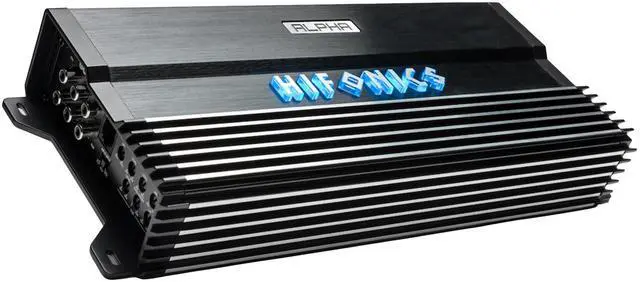 Main image of A2500.5D Alpha 2500 Watt 5 Channel Car Audio Amplifier, Hybrid Super D-Class Amp with MOSFET Power Supply & Bass Remote