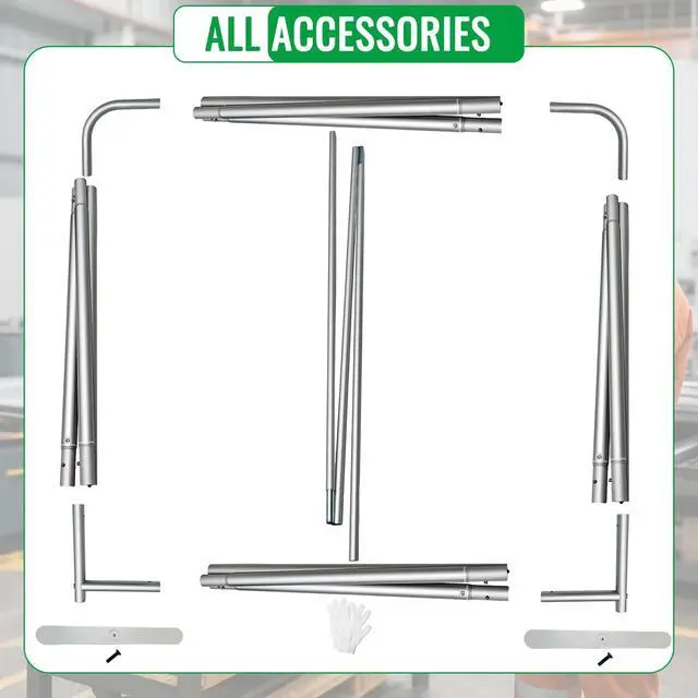 Alt view image 4 of 6 - Custom Tension Fabric Backdrop Stand for Trade Show Display, Aluminum Display Backdrop Holders for Business Advertising, Wedding & Party - 7.5x10 FT Stand Only