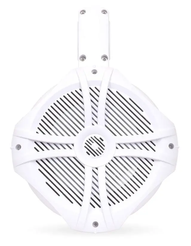 Alt view image 3 of 7 - BWT8LED 600W Peak (300W RMS) 8" White Marine Tower Speakers | With Multi-Color LED Lighting and Remote for Boats/ATV/UTV/Motorcycles/SxS/Golf Cart