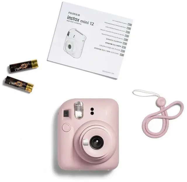 Alt view image 6 of 7 - Fujifilm Mini 12 Instant Camera with 40 Shot Film Pack - Blossom Pink
